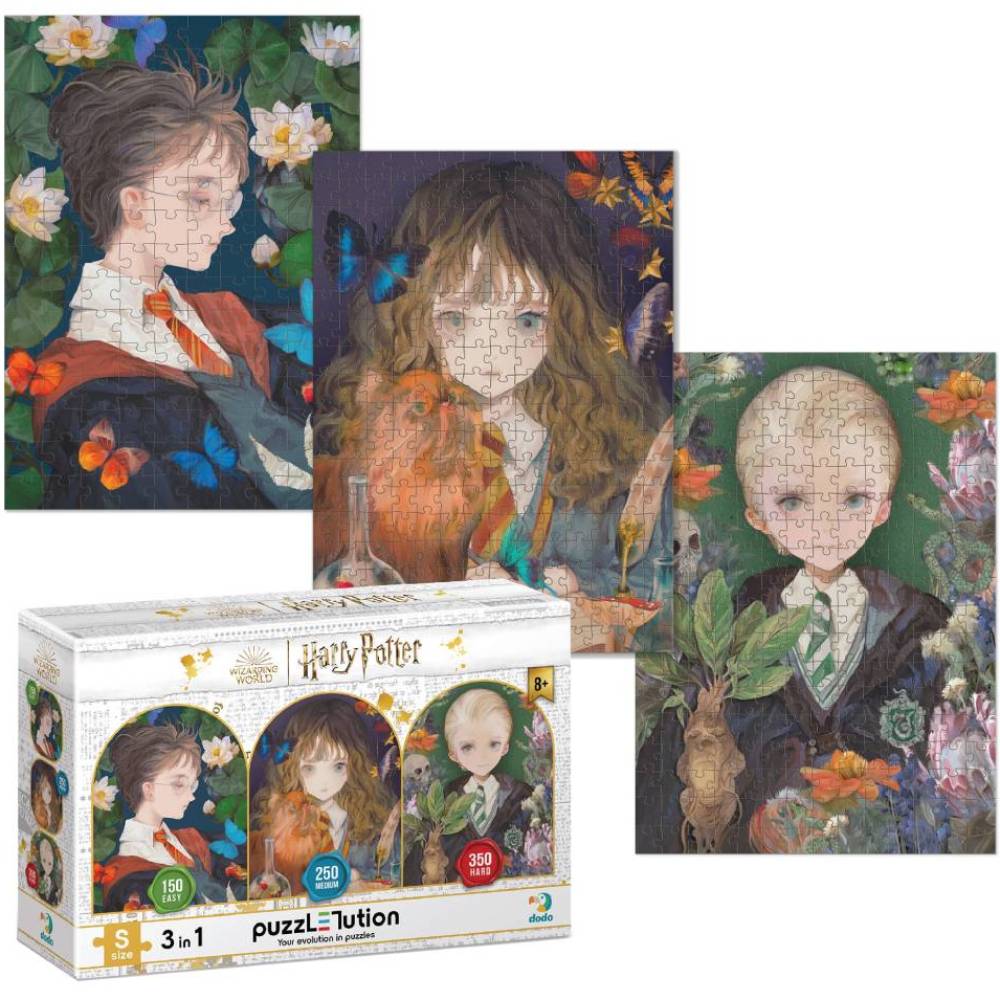 Набор пазлов Dodo Harry Potter 3 в 1 Мечта и фантазия (200574) Набор пазлов Dodo Harry Potter 3 в 1 Мечта и фантазия (200574)