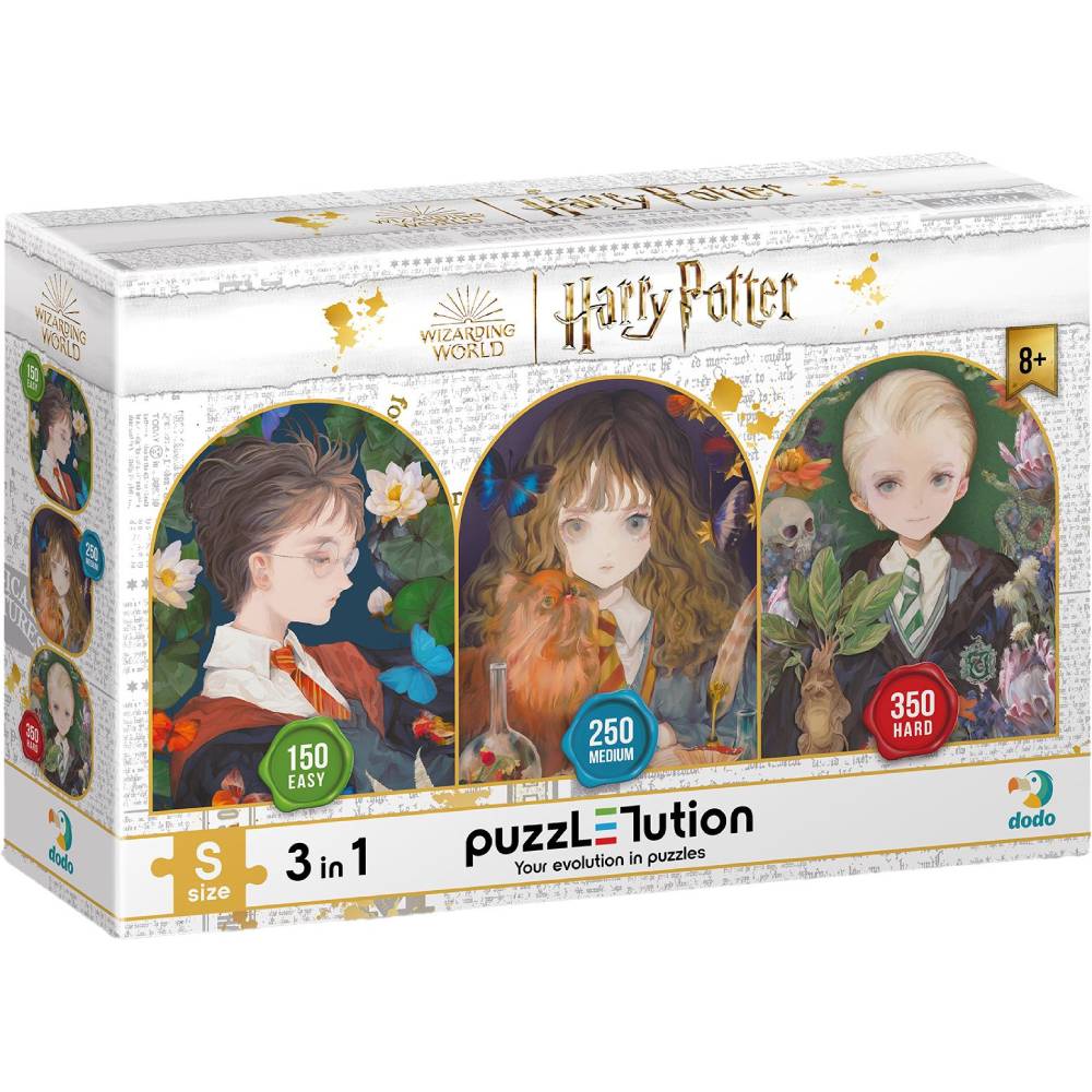 Внешний вид Набор пазлов Dodo Harry Potter 3 в 1 Мечта и фантазия (200574)