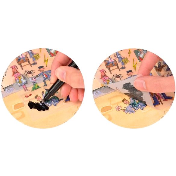 Перекладні наклейки SCRIBBLE DOWN Садиба привидів (SD/13) Вік від 4 років