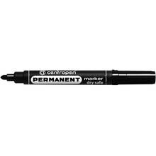 Маркер CENTROPEN Permanent Dry Safe Round Tip Black (8510/01)