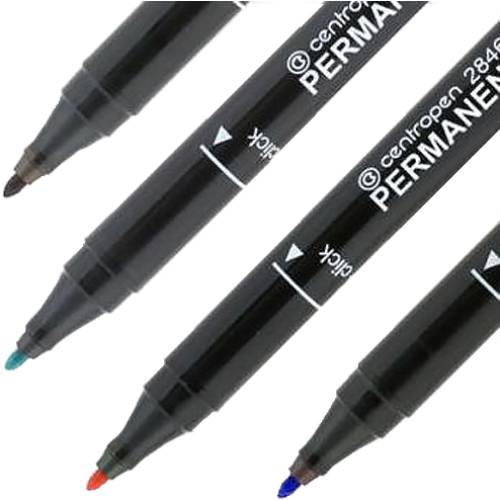 Набор маркеров CENTROPEN Permanent 4 шт (2846/4/BL) Рисование рисование маркерами