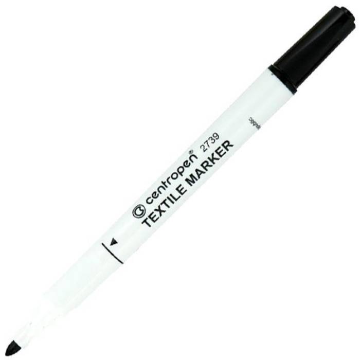 Маркер CENTROPEN Textile 2739 2мм Black (2739/01)