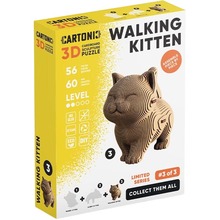 Картонний 3D пазл CARTONIC 3D Puzzle WALKING KITTEN (CARTMNWALK)