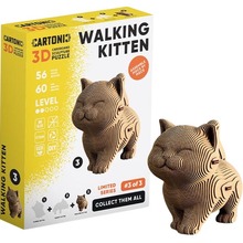 Картонний 3D пазл CARTONIC 3D Puzzle WALKING KITTEN (CARTMNWALK)