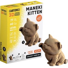 Картонний 3D пазл CARTONIC 3D Puzzle MANEKI KITTEN (CARTMNMANE)