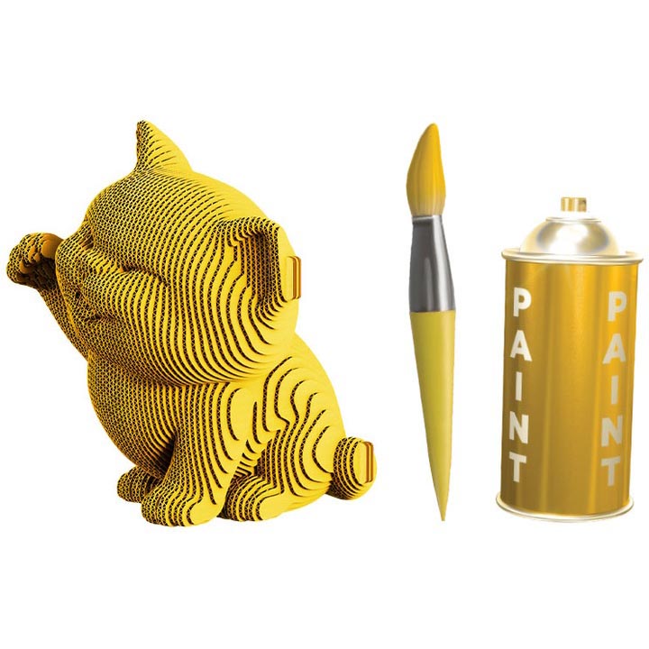 Фото Картонний 3D пазл CARTONIC 3D Puzzle MANEKI KITTEN (CARTMNMANE)