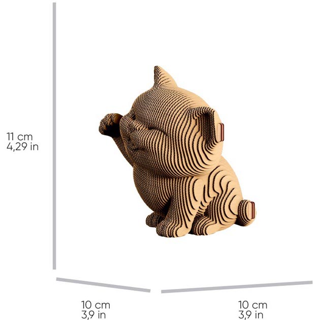 Картонний 3D пазл CARTONIC 3D Puzzle MANEKI KITTEN (CARTMNMANE) Пазли тривимірний