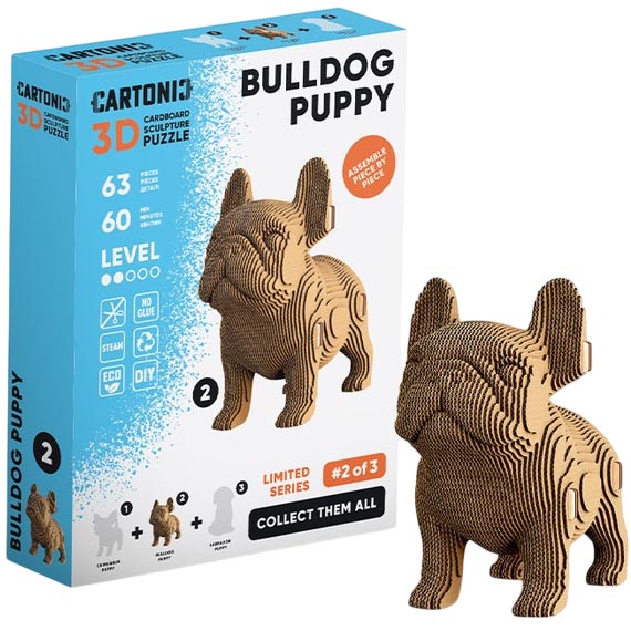 Покупка Картонный 3D пазл CARTONIC 3D Puzzle BULLDOG PUPPY (CARTMNBULL)