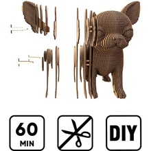 Картонный 3D пазл CARTONIC 3D Puzzle CHIHUAHUA PUPPY (CARTMNCHIHU)