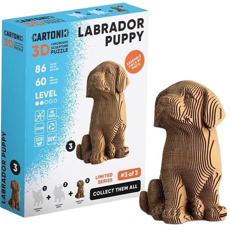 Покупка Картонный 3D пазл CARTONIC 3D Puzzle LABRADOR PUPPY (CARTMNLABRA)