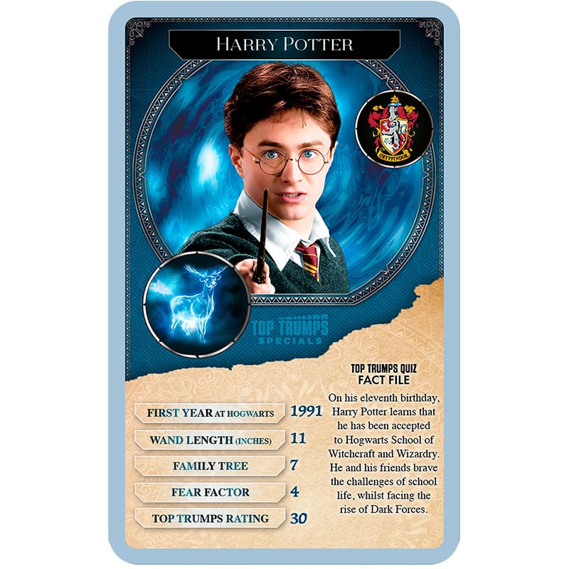Настольная игра WINNING MOVES Top Trumps: Harry Potter 30 Greatest Witches and Wizards EN (WM01200-EN1-6) Возраст от 6 лет 