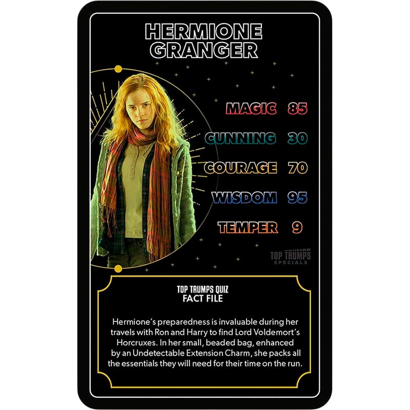 Настольная игра WINNING MOVES Top Trumps: Harry Potter Quiz - Heroes of Hogwarts (Гаррі Поттер) Возраст от 6 лет 
