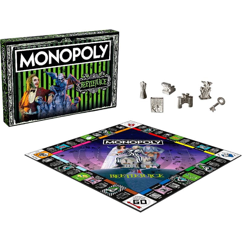 Внешний вид Настольная игра WINNING MOVES Monopoly UK: Beetlejuice (WM03321-EN1-6)