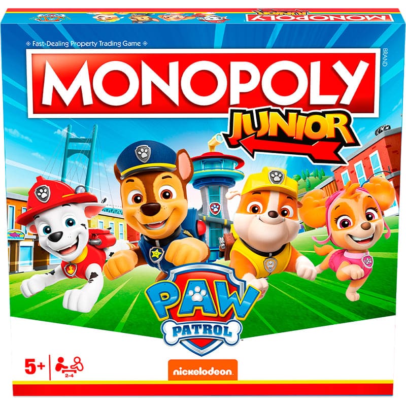 Настільна гра WINNING MOVES Monopoly Junior EN: Paw Patrol Movie (WM04163-EN1-6) Матеріал пластик