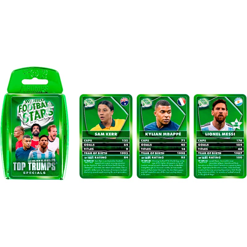 Настольная игра WINNING MOVES Top Trumps UK: World Football Stars Green (WM04533-EN1-6) Для кого универсально