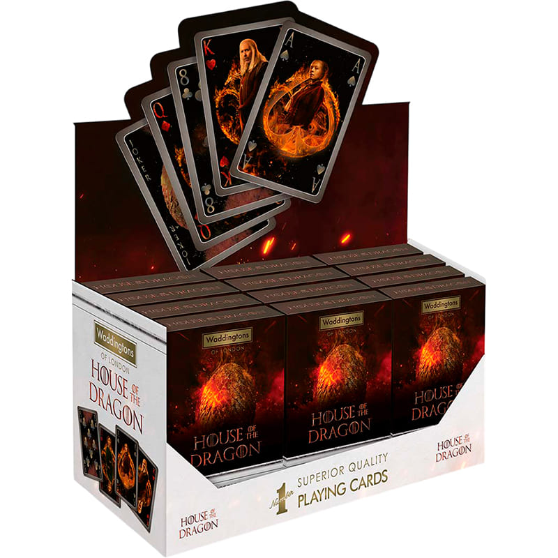 Игральные карты WINNING MOVES Waddingtons No.1 - House of Dragons (WM04535-EN1-12) Материал картон