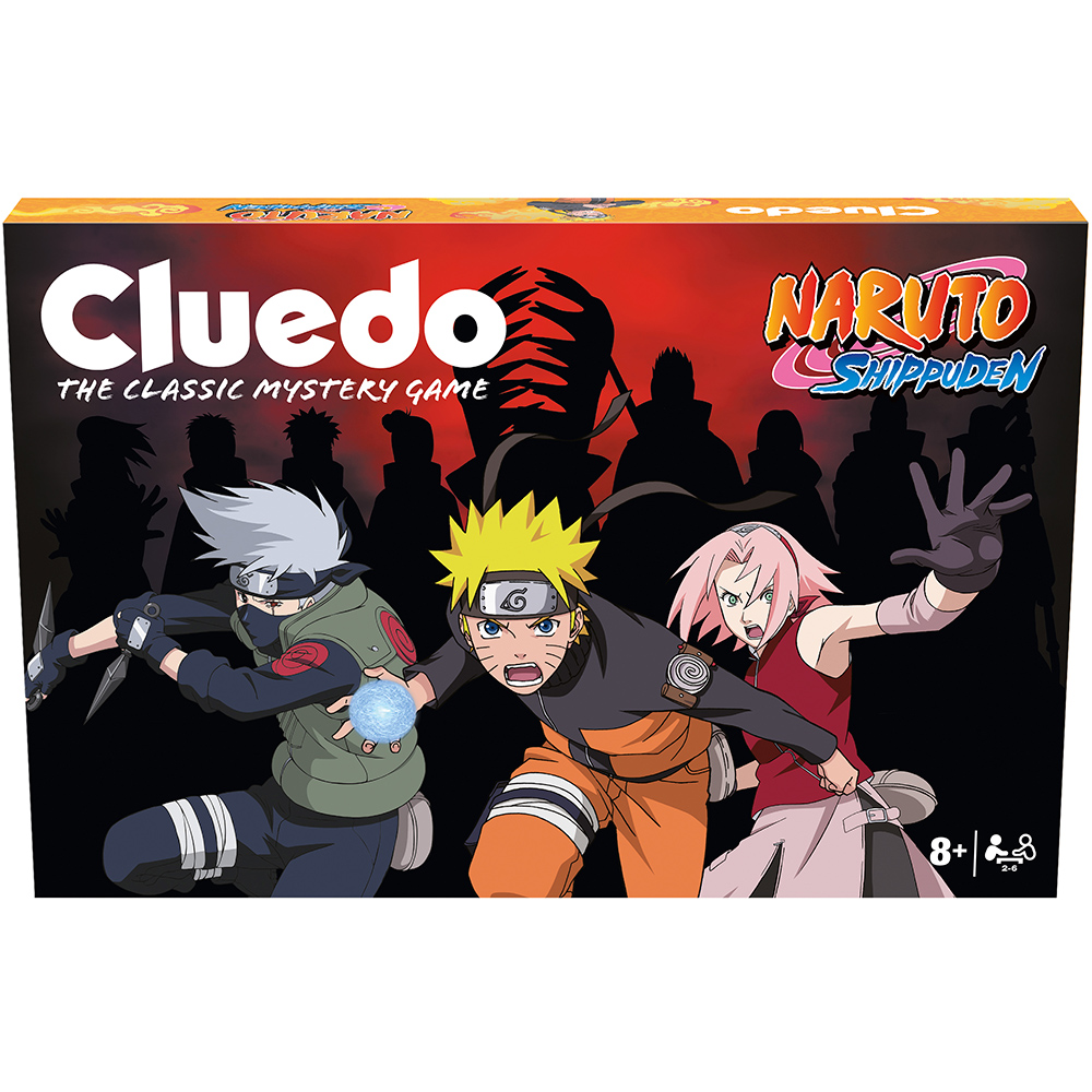 Настольная игра WINNING MOVES NARUTO SHIPPUDEN - Cluedo UK Наруто (WM04940-EN1-6) Предмет изучения логика 