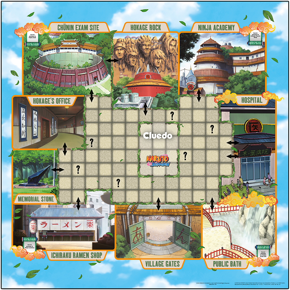 Заказать Настольная игра WINNING MOVES NARUTO SHIPPUDEN - Cluedo UK Наруто (WM04940-EN1-6)