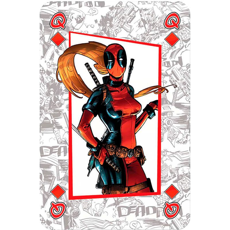 Внешний вид Игральные карты WINNING MOVES MARVEL Waddingtons No.1 - Deadpool (WM04686-EN1-12)