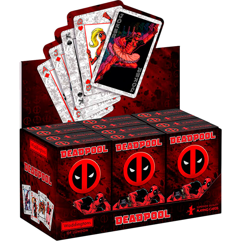 В Украине Игральные карты WINNING MOVES MARVEL Waddingtons No.1 - Deadpool (WM04686-EN1-12)