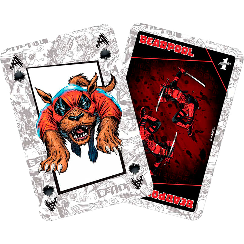 Заказать Игральные карты WINNING MOVES MARVEL Waddingtons No.1 - Deadpool (WM04686-EN1-12)