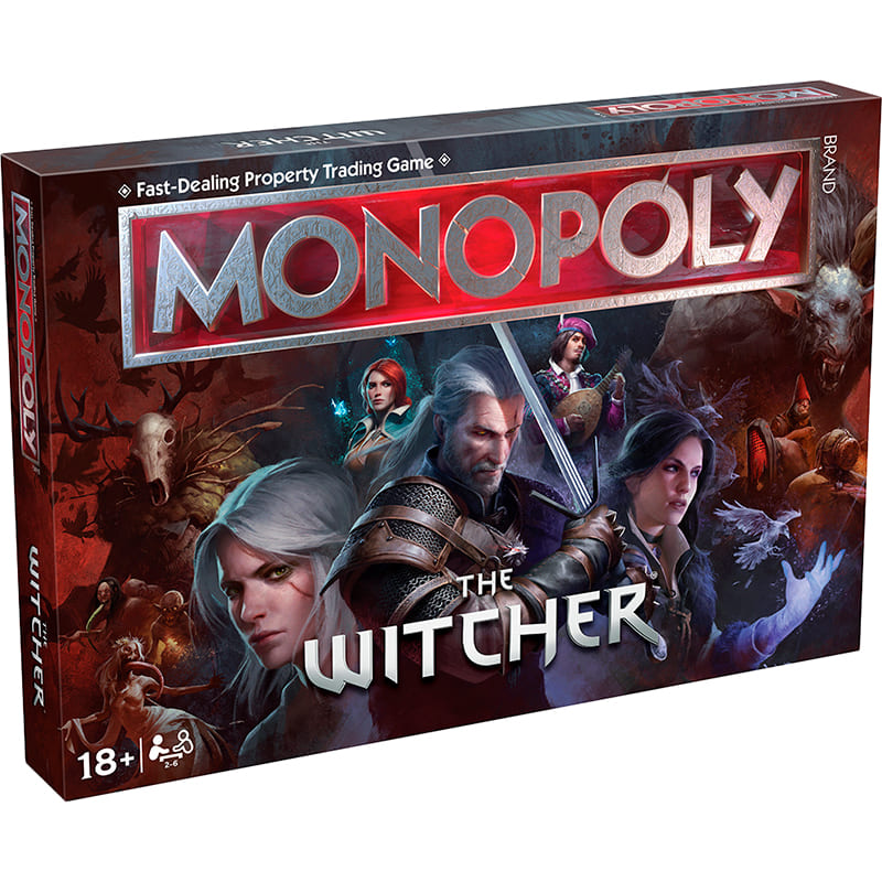 Настольная игра WINNING MOVES Monopoly UK: Witcher (WM04623-EN1-6)