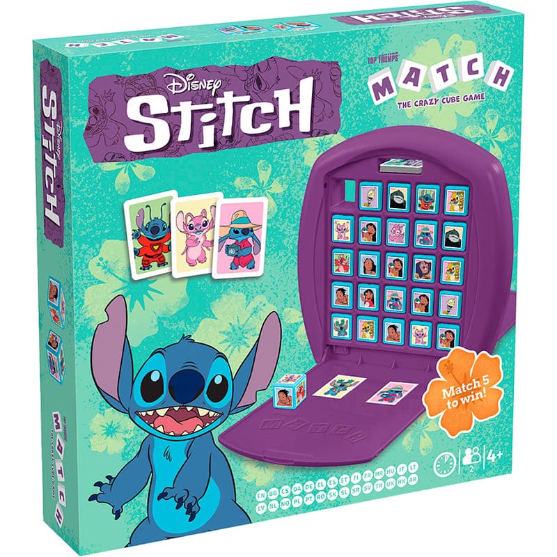 Настільна гра WINNING MOVES Top Trumps Match: Disney Stitch (WM04815-ML1-6)