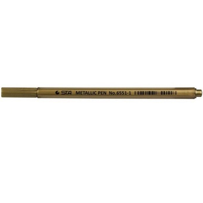 Маркер STA Paint 6551 1 мм Metallic Gold (STA6551-M01)