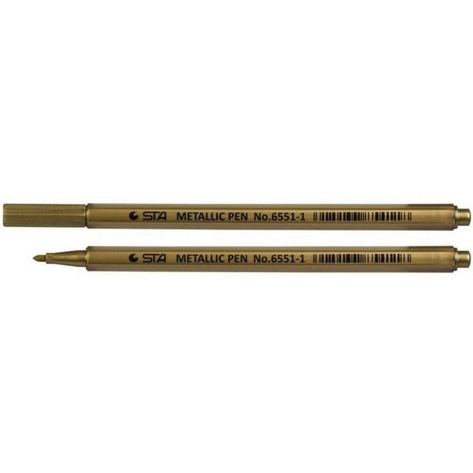 Маркер STA Paint 6551 1 мм Metallic Gold (STA6551-M01) Для кого универсально