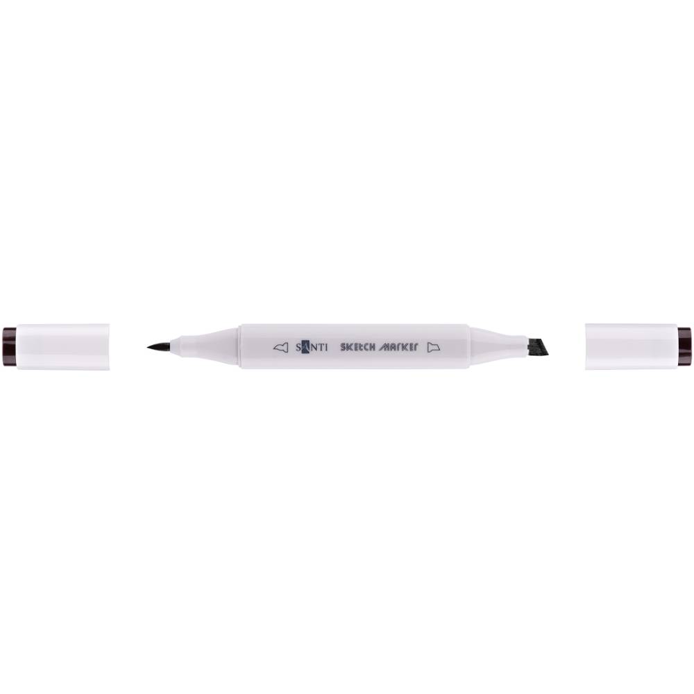 Маркер Santi Sketch SM-50 Двосторонній Dark Brown (390542)