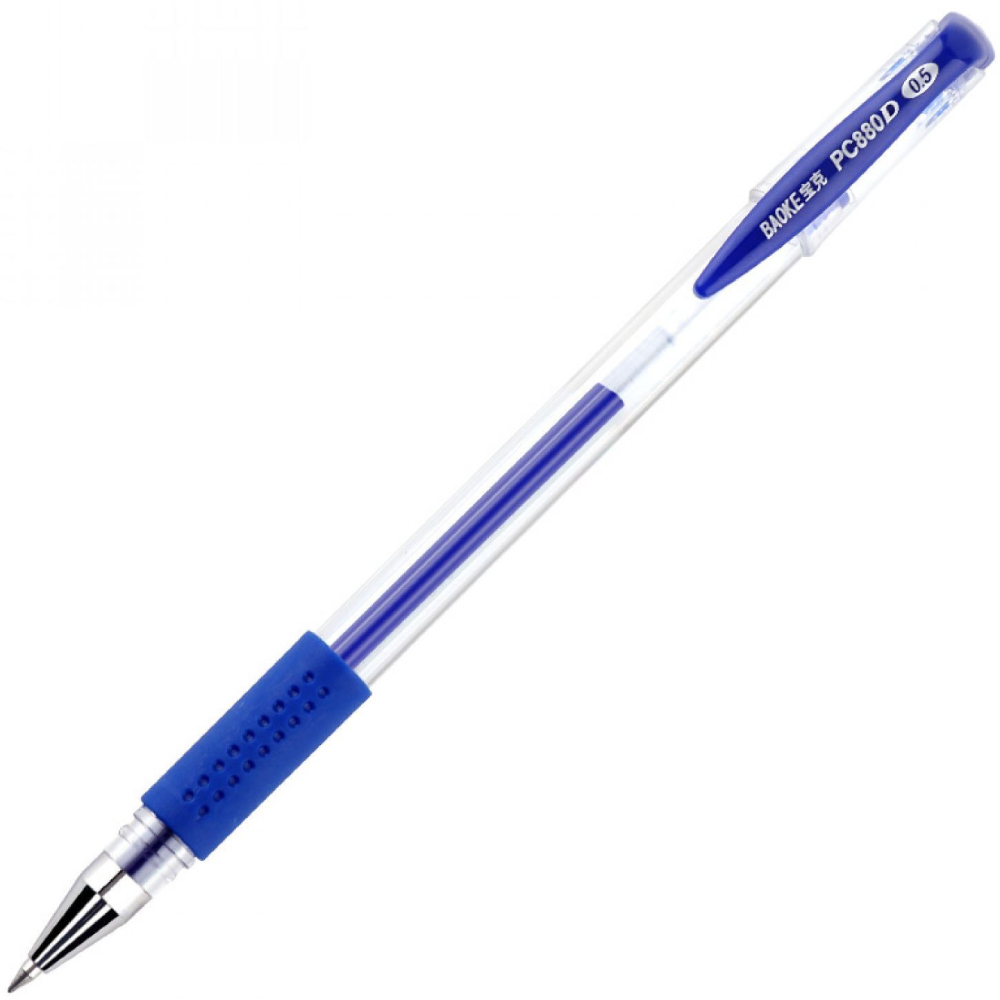 Гелева ручка BAOKE 0.5 мм Blue (PEN-BAO-PC880D-BL) Гелева ручка BAOKE 0.5 мм Blue (PEN-BAO-PC880D-BL)