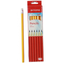 Карандаш H-TONE НВ графитный 12 шт. Yellow (PENCIL-HT-JJ30105B)