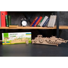 Механический 3D пазл UKRAINIAN GEARS Отважный трактор 51 эл (4820184121584)