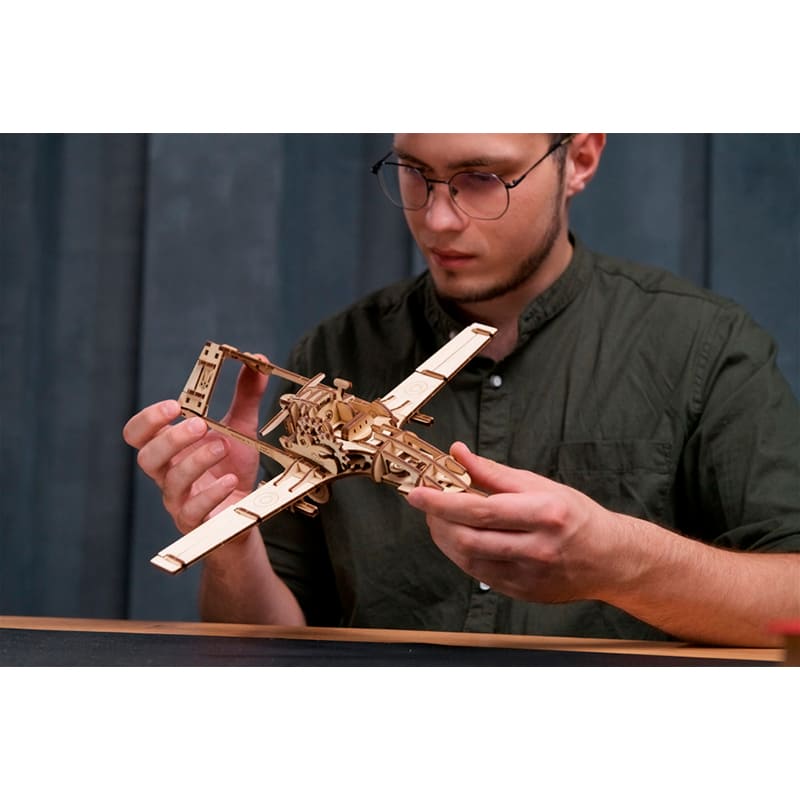 Изображение Механический 3D пазл UKRAINIAN GEARS Байрактар TБ2 125 эл (4820184121614)