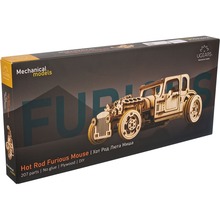 Механический 3D пазл UKRAINIAN GEARS Hot Rod Furious Mouse 207 эл (4820184121652)