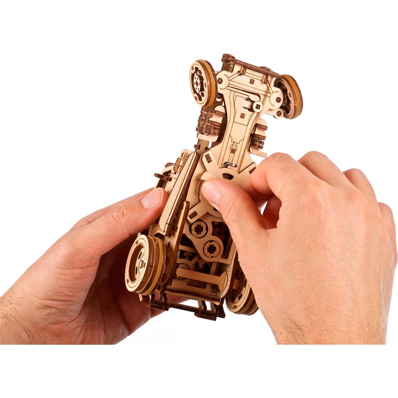 Фото Механический 3D пазл UKRAINIAN GEARS Hot Rod Furious Mouse 207 эл (4820184121652)
