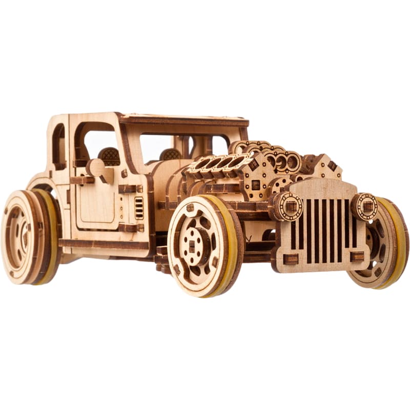 Механический 3D пазл UKRAINIAN GEARS Hot Rod Furious Mouse 207 эл (4820184121652)