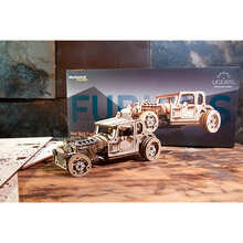 Механический 3D пазл UKRAINIAN GEARS Hot Rod Furious Mouse 207 эл (4820184121652)