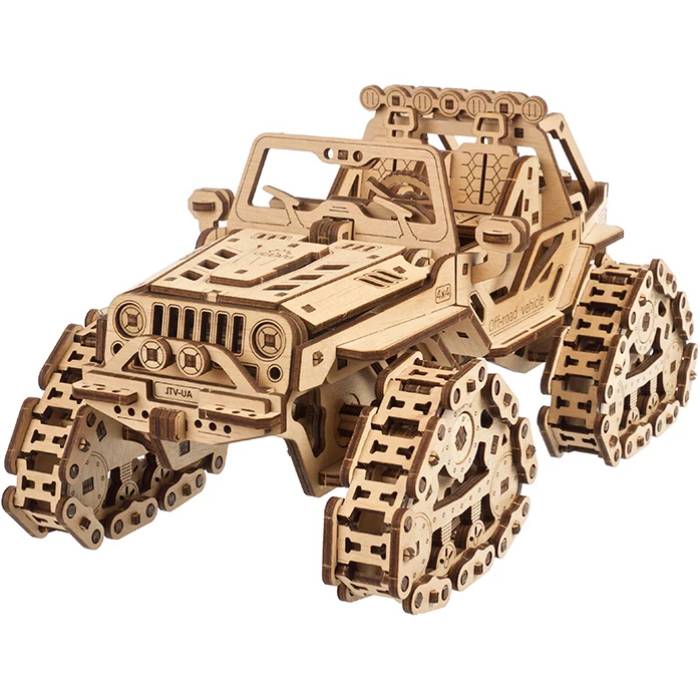 3D-пазл Ugears Gears Гусеничний позашляховик 423 ел (4820184121768)