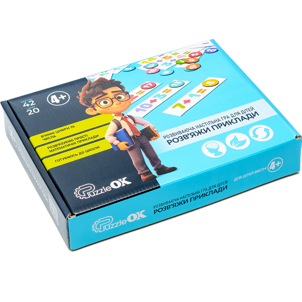 Настільна гра PUZZLEOK "Виріш приклади" 62 ел (Puz-22927) Настільна гра PUZZLEOK "Виріш приклади" 62 ел (Puz-22927)