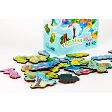 Пазл PUZZLEOK Мапа України на магніті (PuzA4-22926)