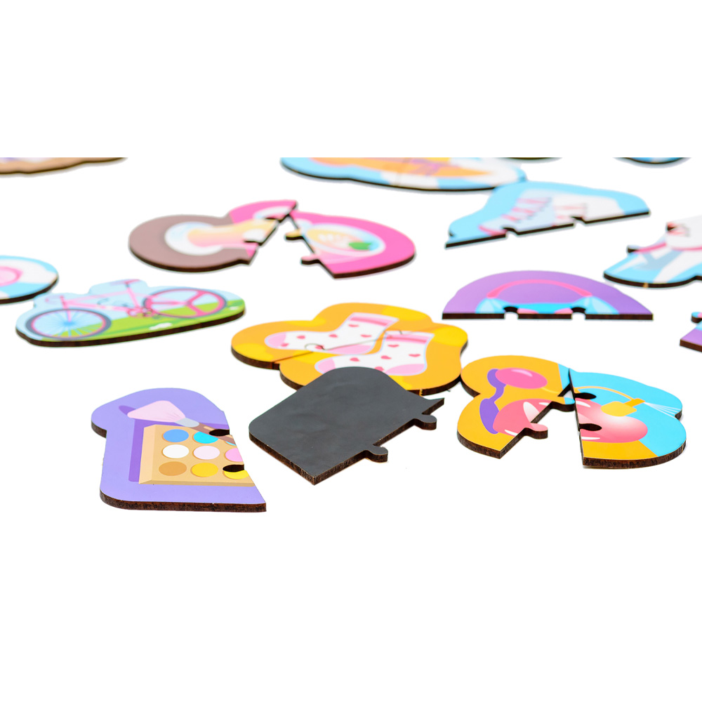 Пазл PUZZLEOK Деревянный "Предметы" (Puz-22931) Предмет изучения окружающий мир