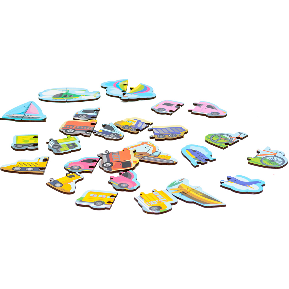 Пазл PUZZLEOK Деревянный "Машинки" (Puz-22932) Для кого универсально