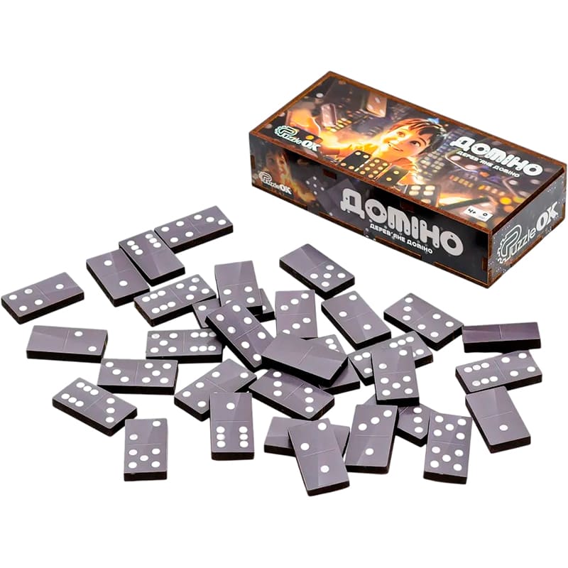 Настільна гра PUZZLEOK Доміно 28 ел (Puz-22929) Настільна гра PUZZLEOK Доміно 28 ел (Puz-22929)