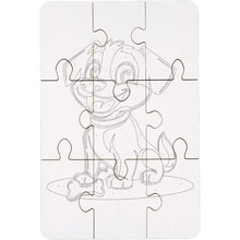 Пазл-розмальовка PUZZLEOK Собачка 9 ел (Puz-22940)