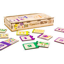 Головоломка пазл PUZZLEOK з цифрами 40 ел (Puz-53322)