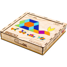 Дерев'яна головоломка PUZZLEOK Танграм (Puz-33654)