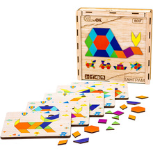Дерев'яна головоломка PUZZLEOK Танграм (Puz-33654)