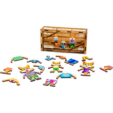 ​Розвиваюча іграшка PUZZLEOK Лисички (Puz-42121)