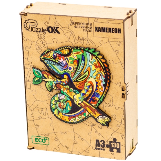 Пазл PUZZLEOK Хамелеон A3 (PuzA3-03132)